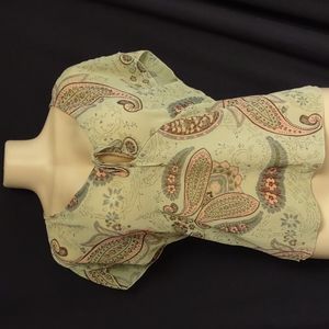 Old Navy Paisley Top Size Large